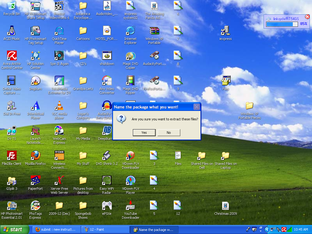 Create a Self-Extracting Archive