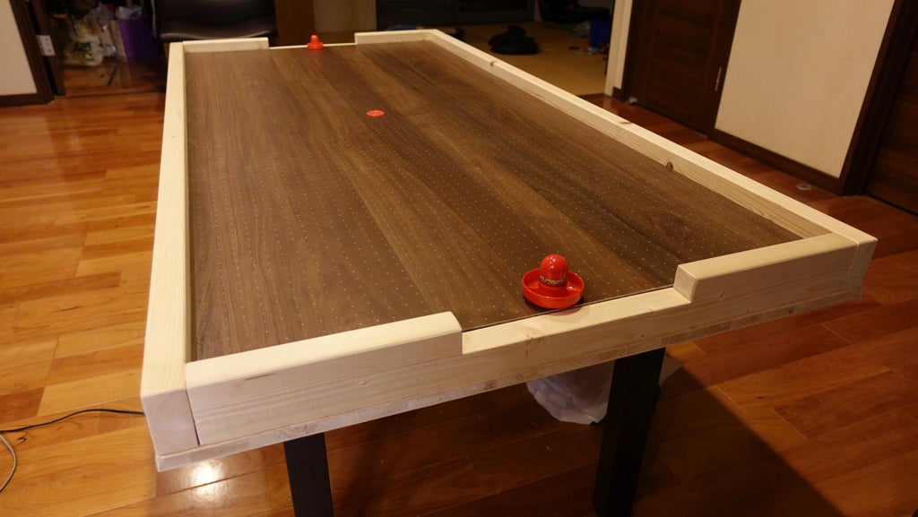 Diy Air Hockey Table Top 9 Steps With Pictures Instructables Diy Air Hockey Table Top 9 Steps With Pictures Instructables
