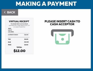 Choose Payment and Get Receipt(Put in Phone Number to Get Receipt)