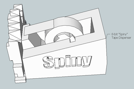 Spiny 8-bit Tape Koopa