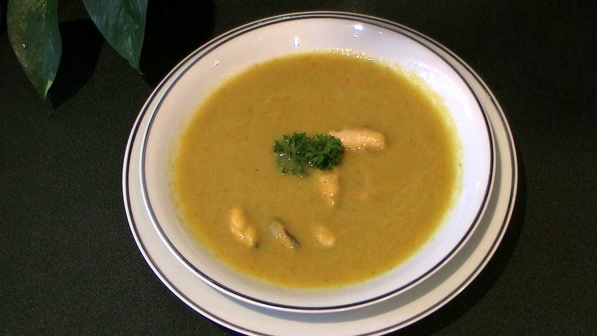 Vegetables  Mussels  Soup.