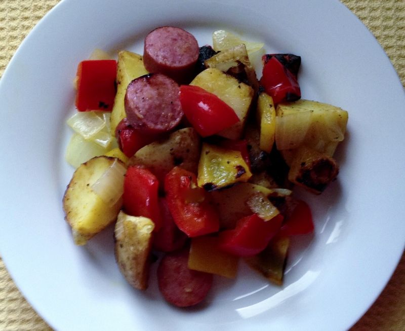 Grilled Potato Sausage Foil Packs (Hobo Packs)