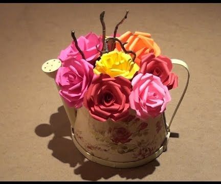 How to Make Easy Paper Flower Rose 