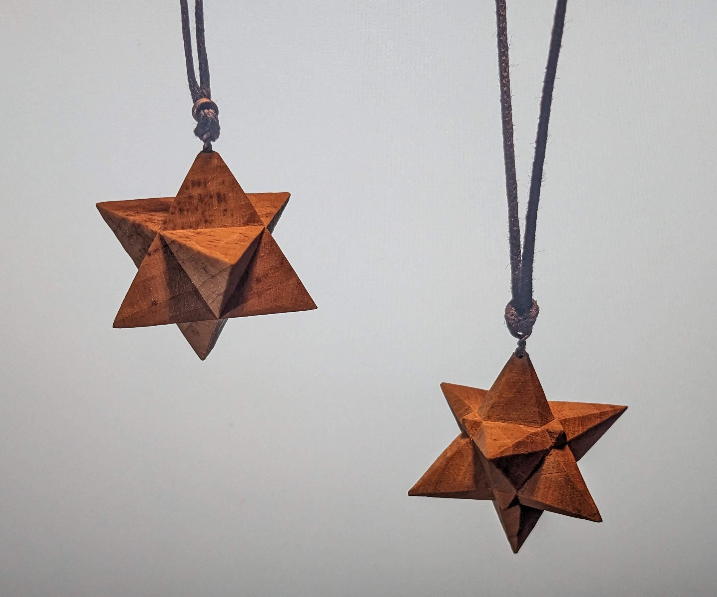 Wooden Star Pendant
