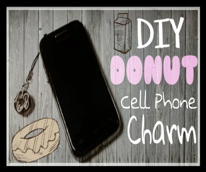 DIY Donut Cellphone Charm