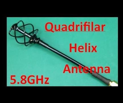 Quadrifilar Helix Antenna 5.8 GHz