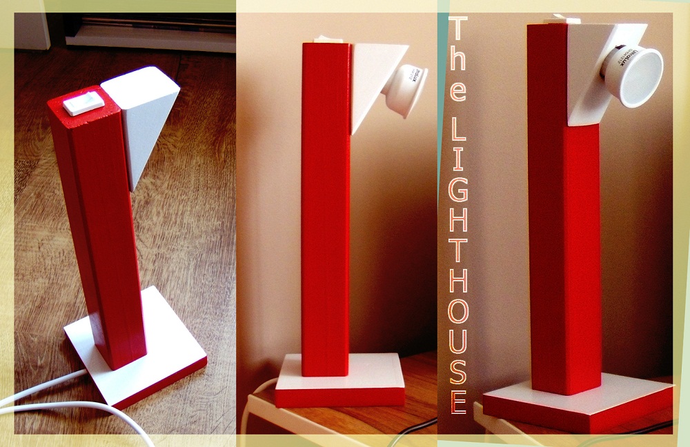 DIY desktop lamp (The Lighthouse)