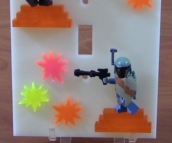 How to Laser Cut and Assemble a Lego Light Switch Plate