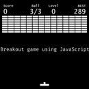 Breakout game in JavaScript