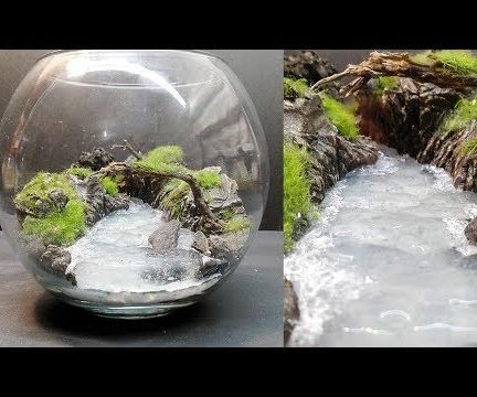 DIY River Terrarium|Diorama|Aquascape