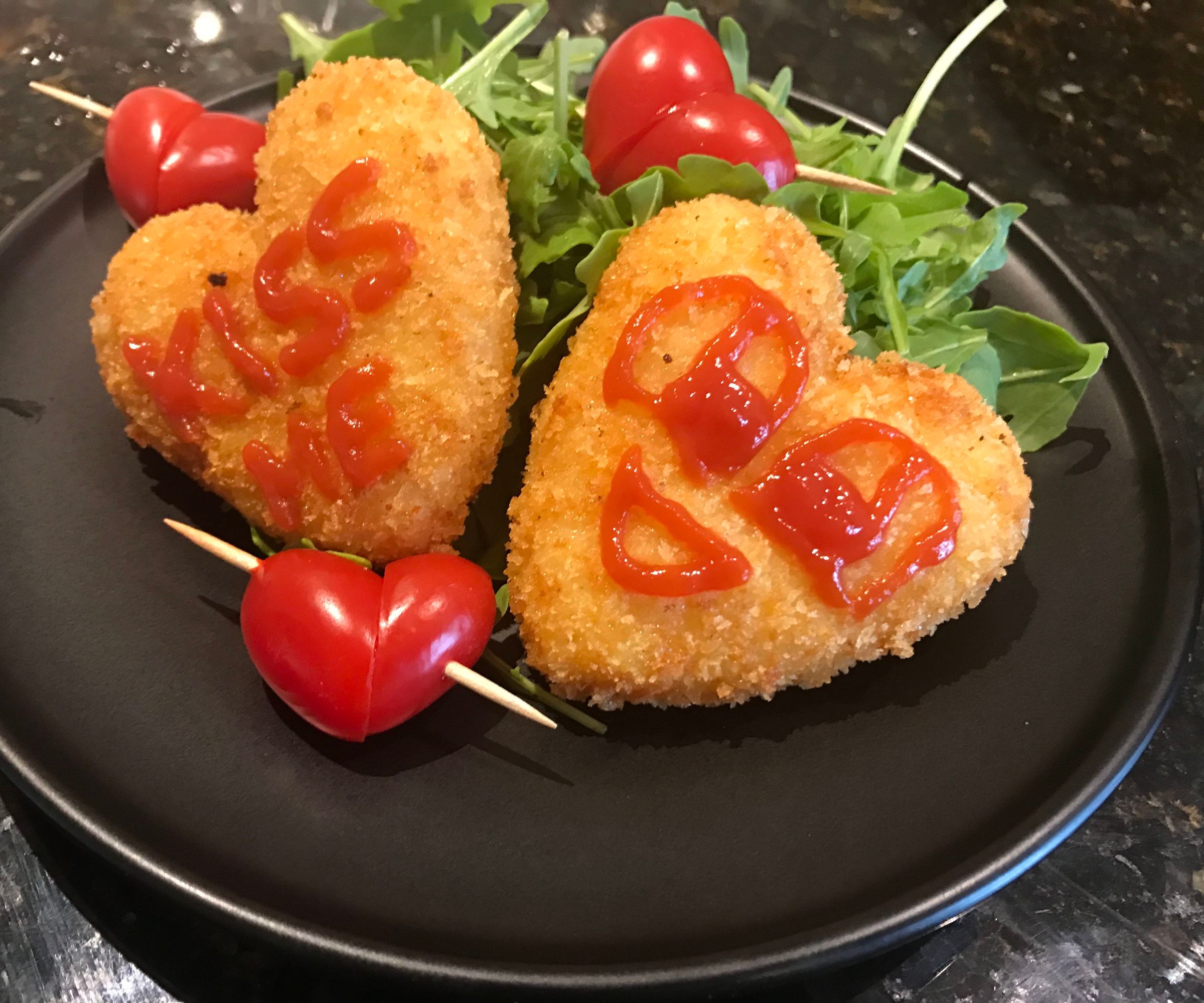 Heart Shaped Appetizers