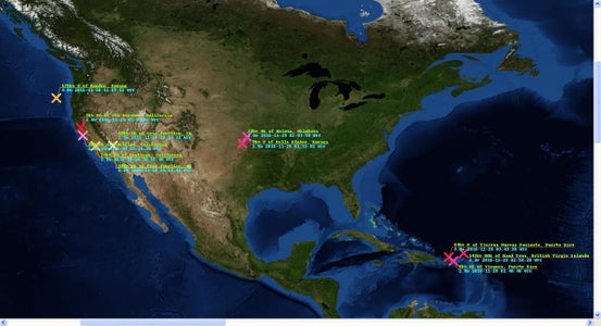 Ues Python Code Monitoring the Global Earthquake