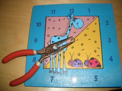 Remove Dials and Clock Movement
