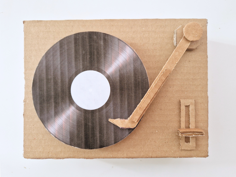 Build Your Own Working Cardboard Record Player : 9 Steps (with Pictures ...
