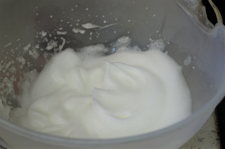 Now, to Prepare the Filling, Beat the Egg White Until It Form Frothy.