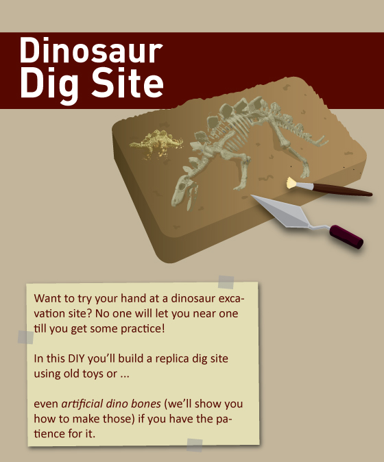 DIY Dinosaur Dig Site