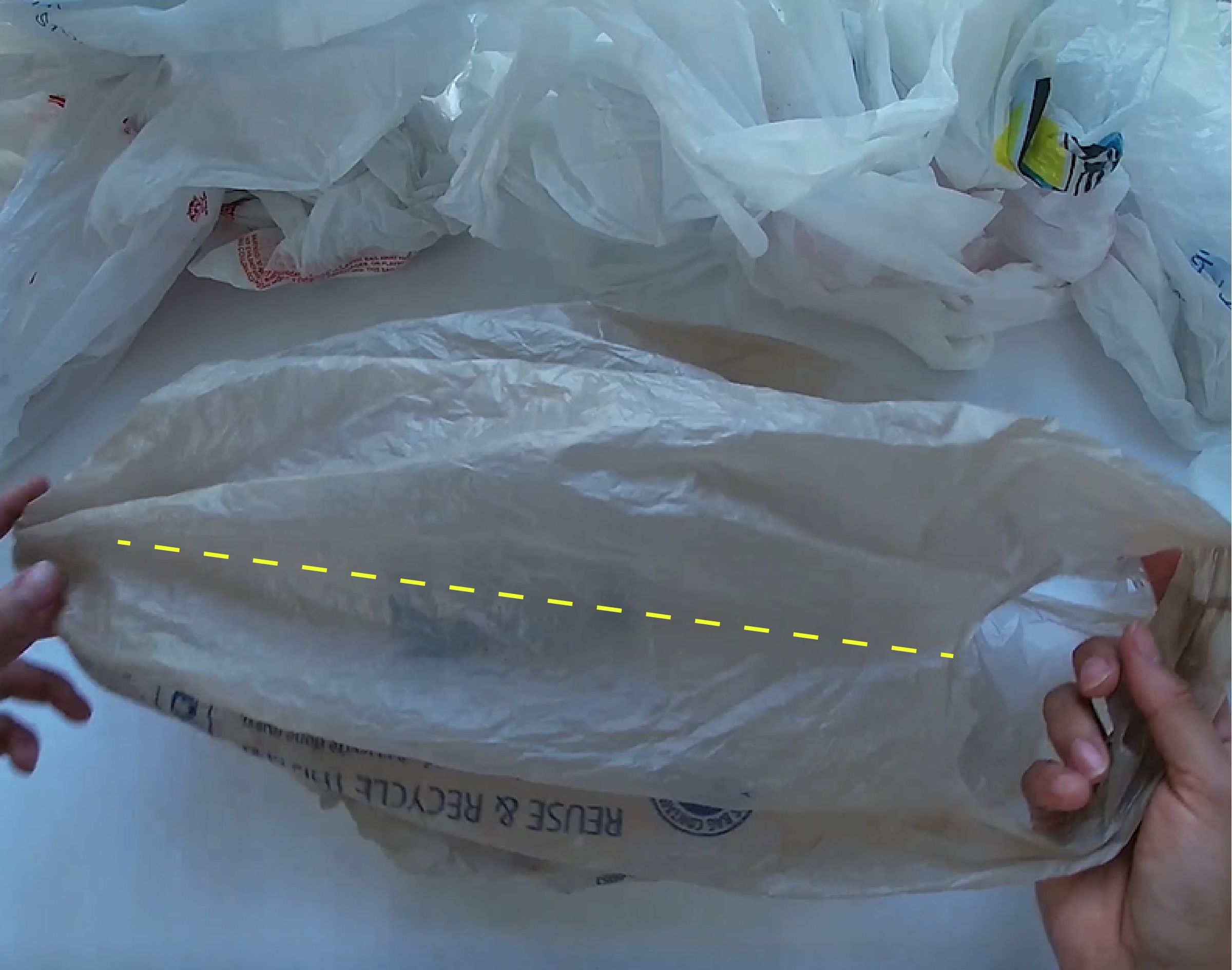 Share more than 125 plastic bag mats without crocheting latest