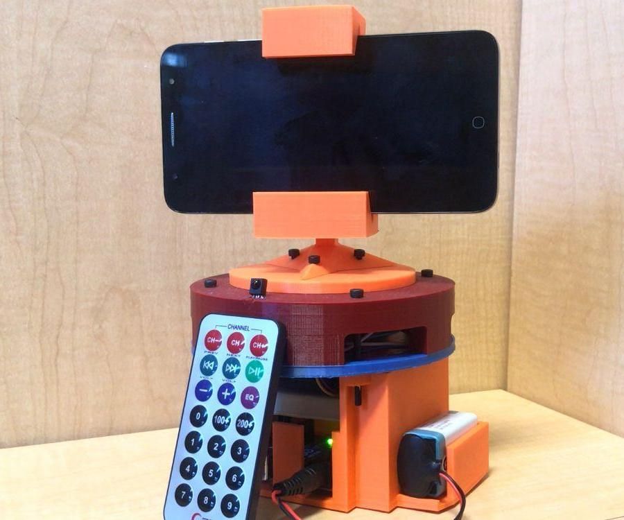 Remote Controlled Phone Stand