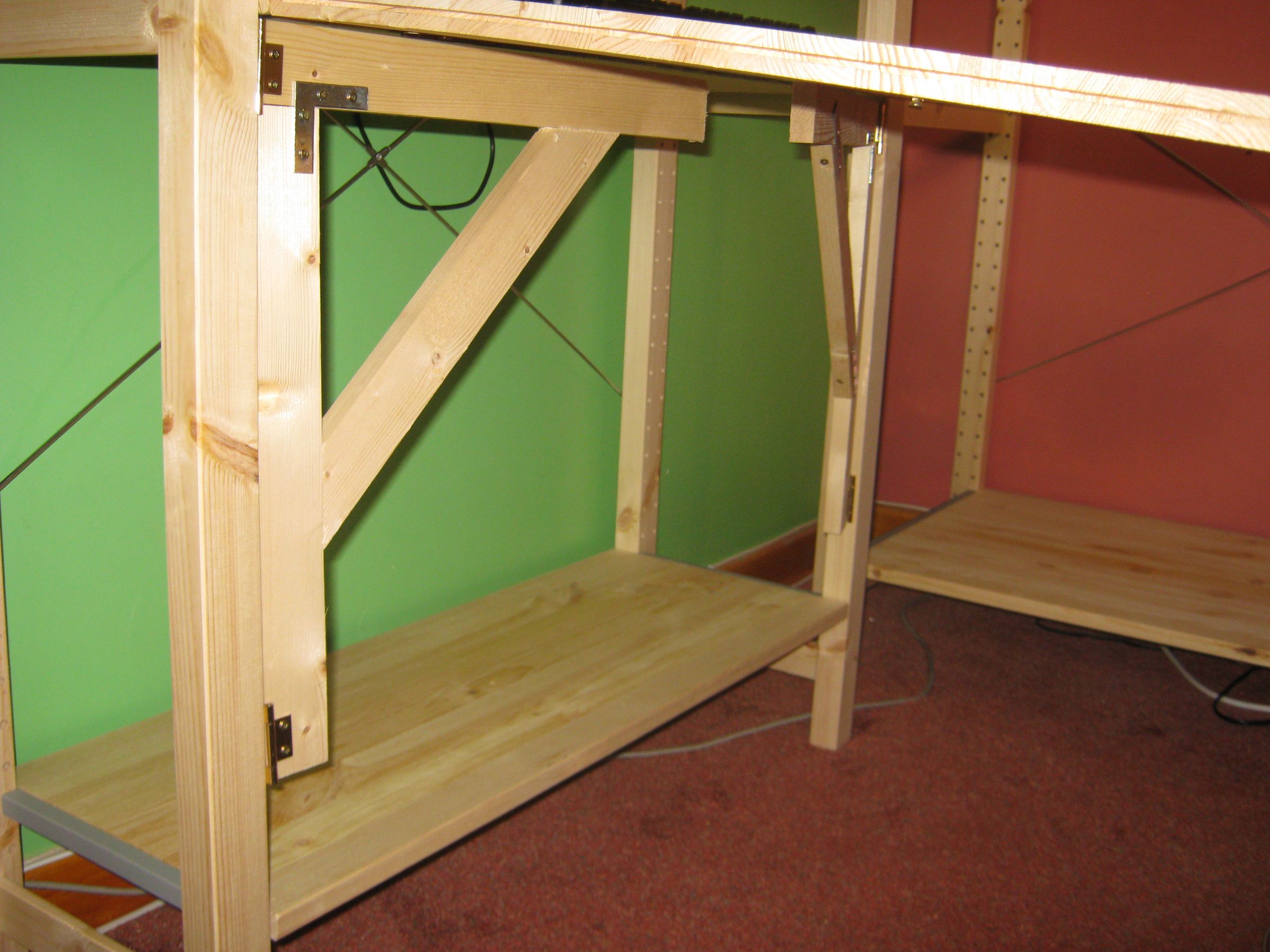 Ikea Ivar Computer Desk 9 Steps Instructables