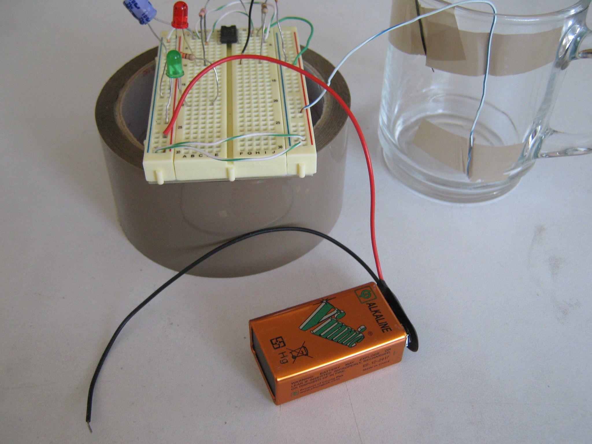 Simple Water Level Detector Using a LM555 in Astable Mode: : 23 Steps ...