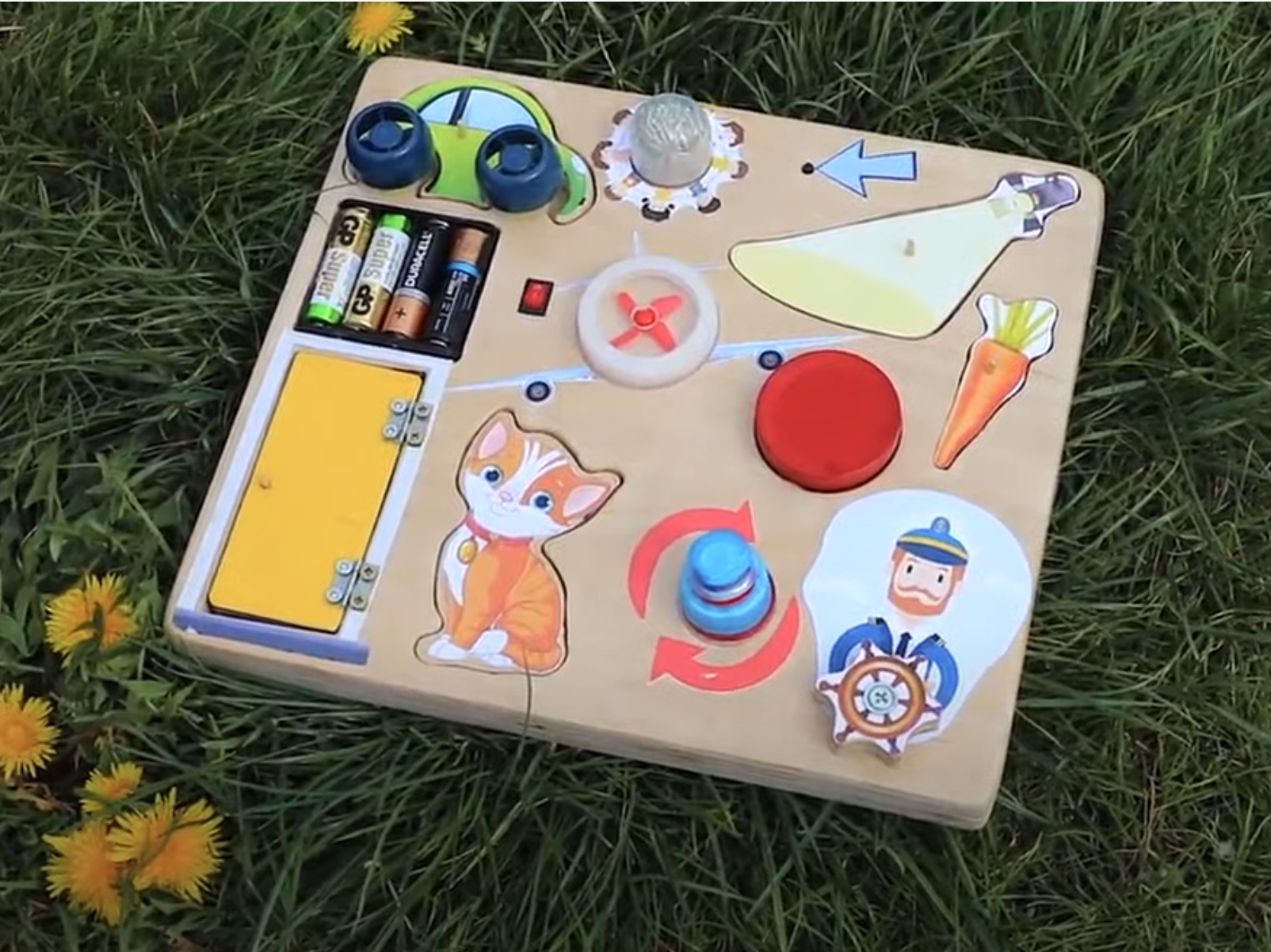 HOW TO MAKE a MULTIFUNCTIONAL GAME FOR KIDS DEVELOPMENT FROM PLYWOOD