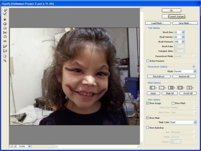 Using Liquify