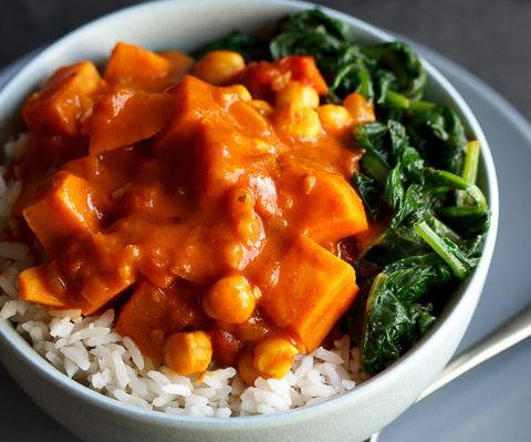How to Make Sweet Potato Chickpea Curry