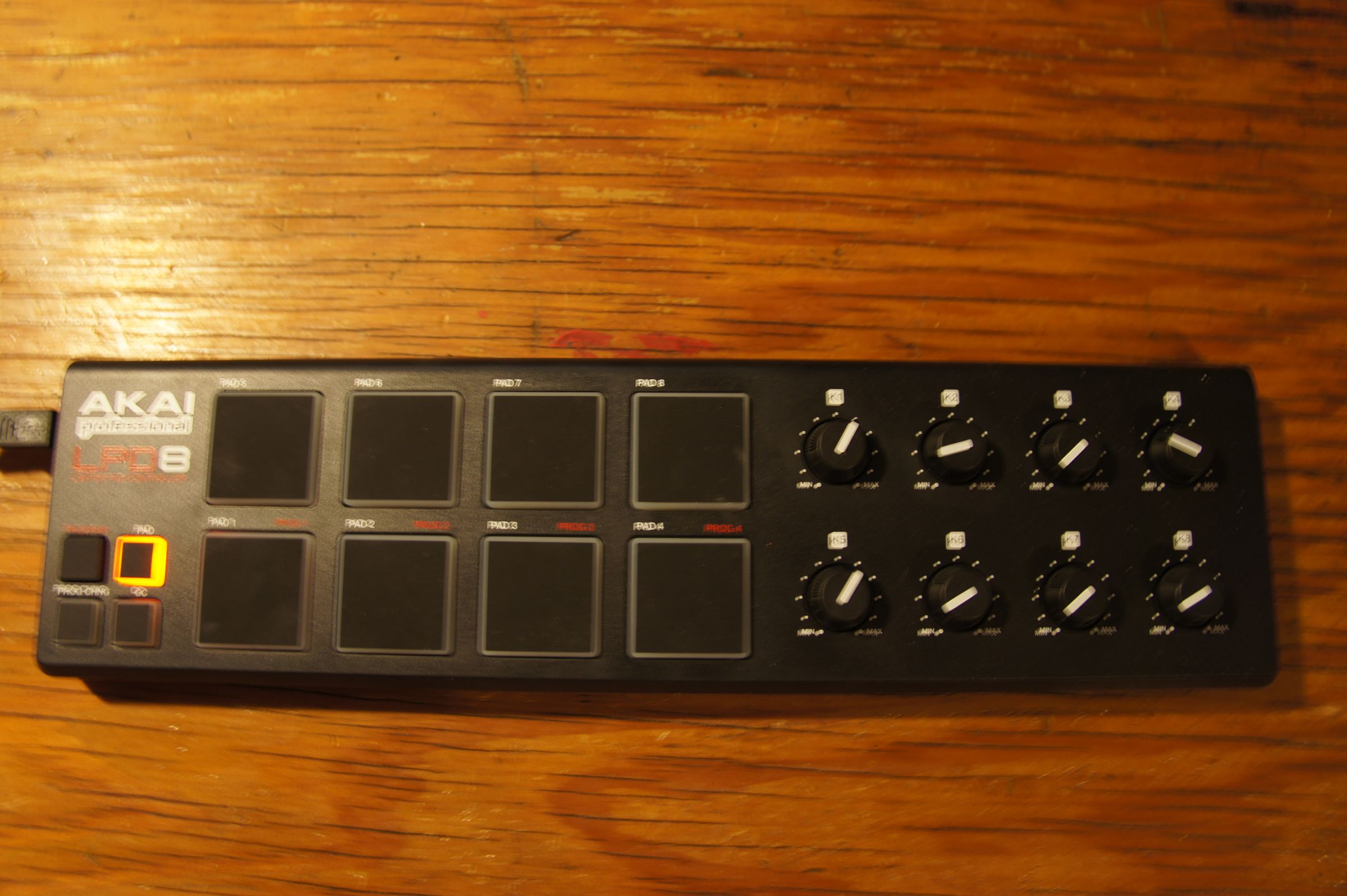 How to set up the AKAI LPD8 usb controller in Fruity Loops