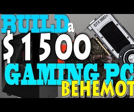 Amazing $1500 GTX 980Ti Gaming PC-4k