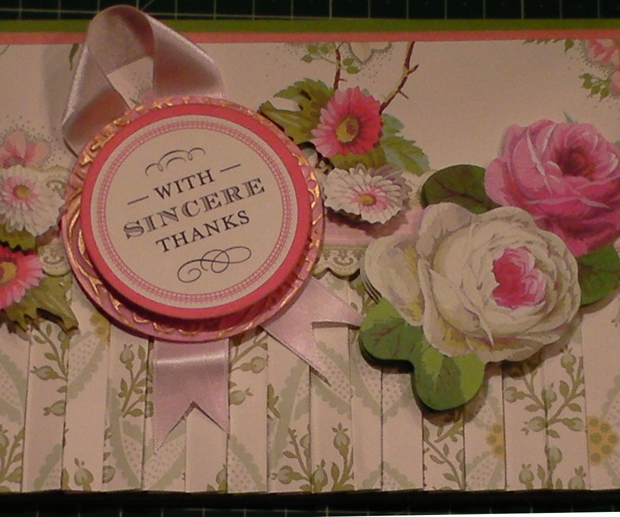 Make a Classic Anna Griffin Floral Folded Skirt Card 