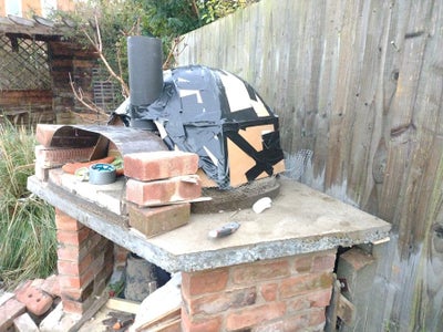 Constructing the Main Oven Chamber Over the Dome Mould