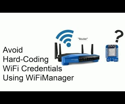 Avoid Hard-Coding WiFi Credentials on Your ESP8266 Using the WiFiManager Library