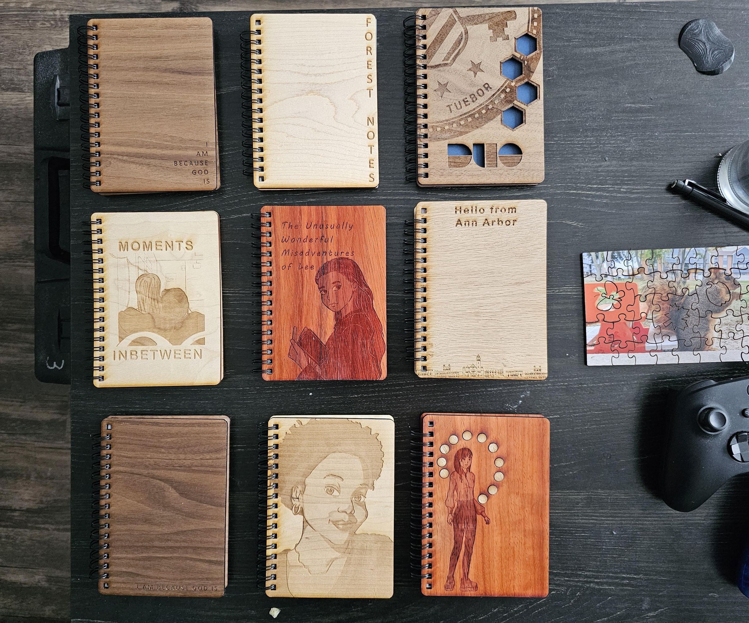 Making Wood-Art Notebooks