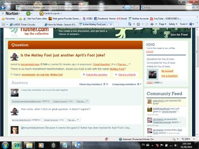 April Fools on Fluther