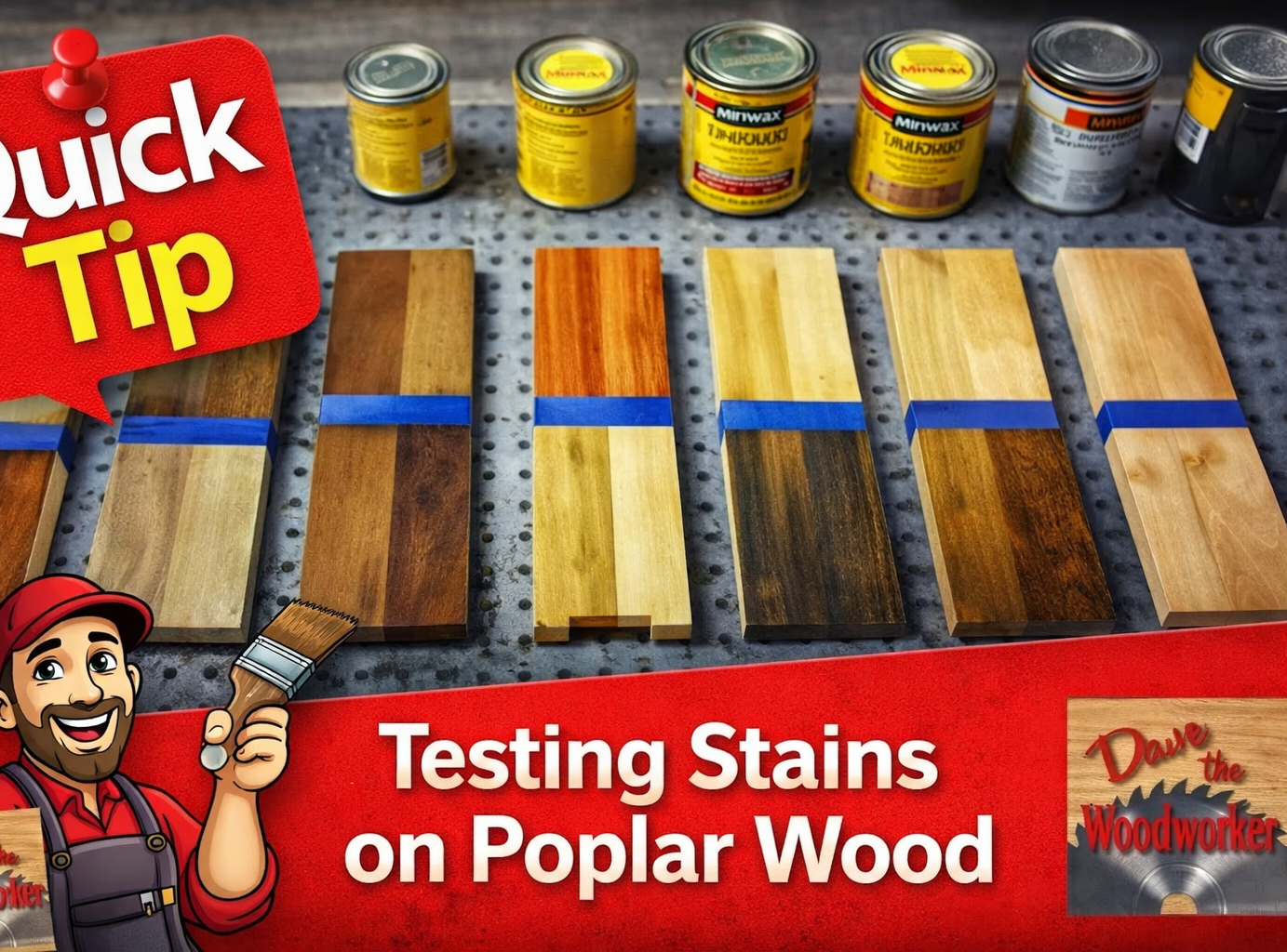 The Effects of Different Stains on Poplar Wood