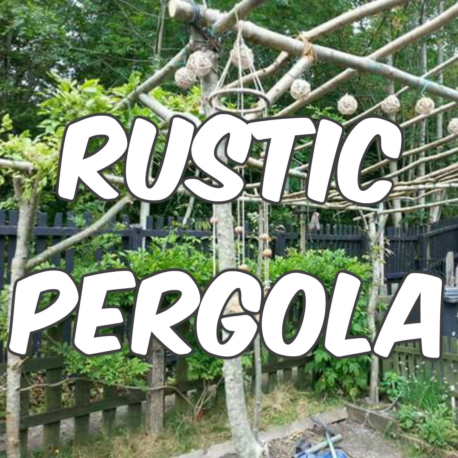 Rustic Pergola : 12 Steps (with Pictures) - Instructables