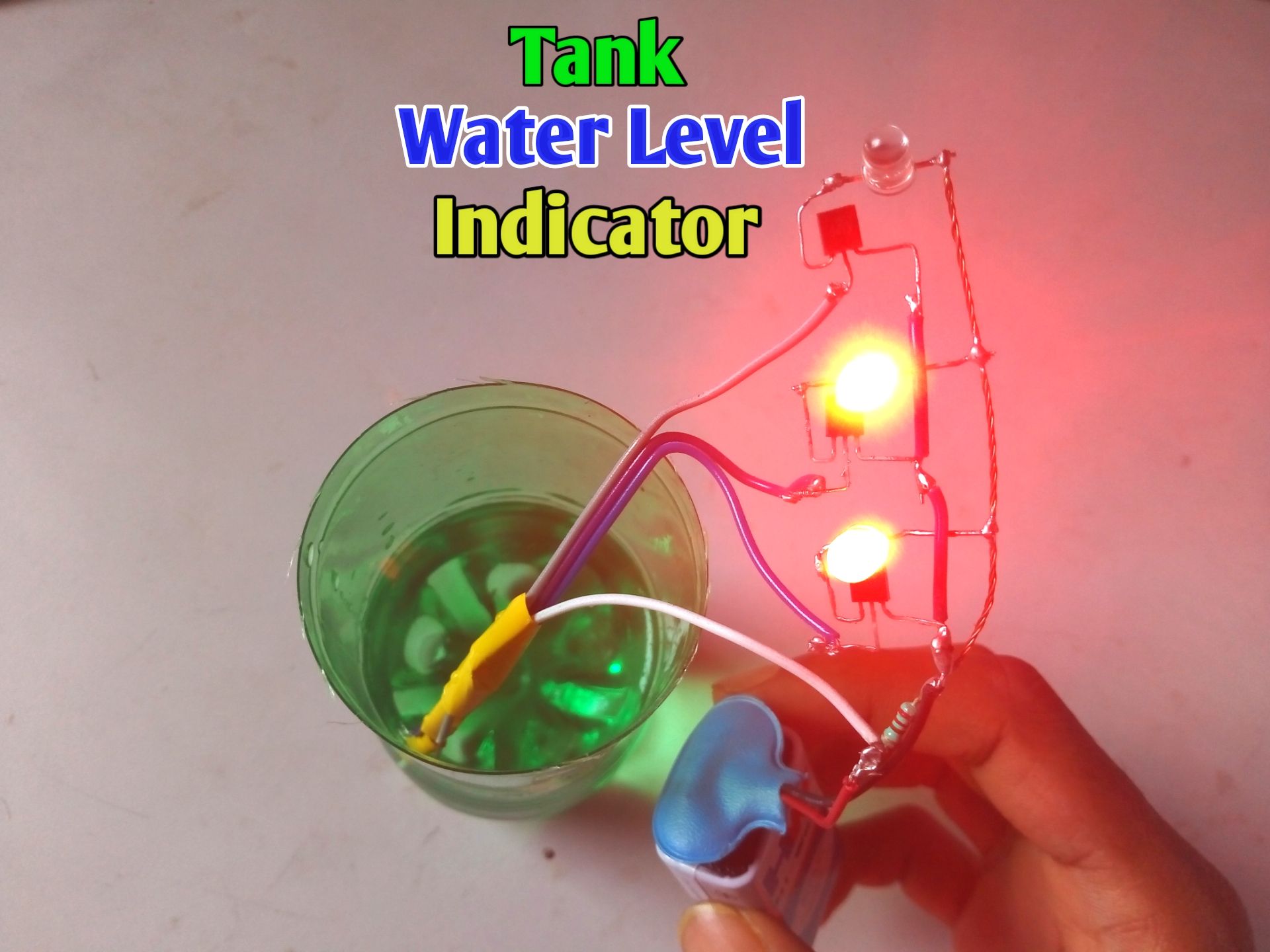 Tank Water Level Indicator 11 Steps Instructables