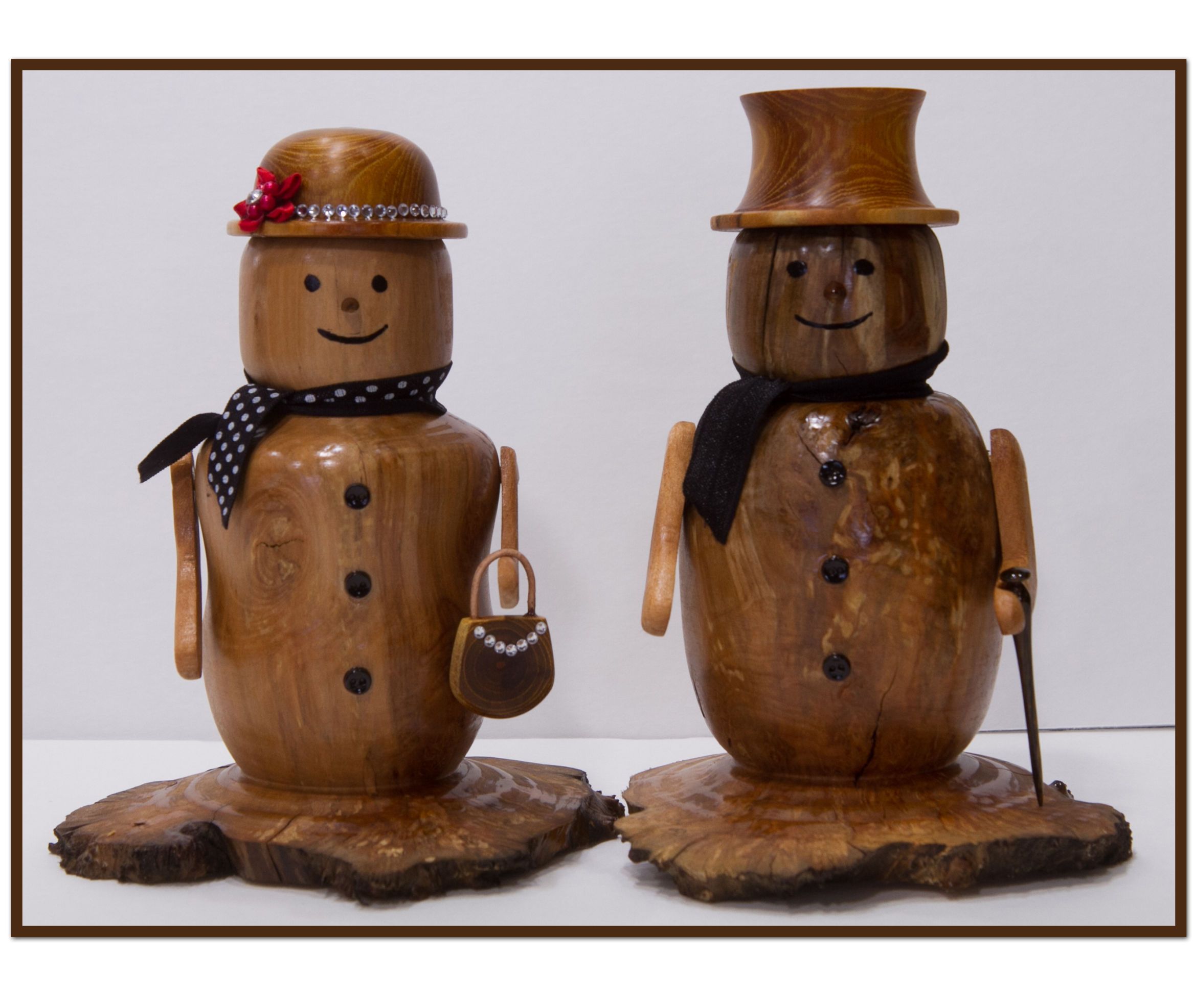 Make a Decorative Wood Snowman