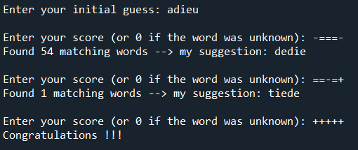 A New Win in French