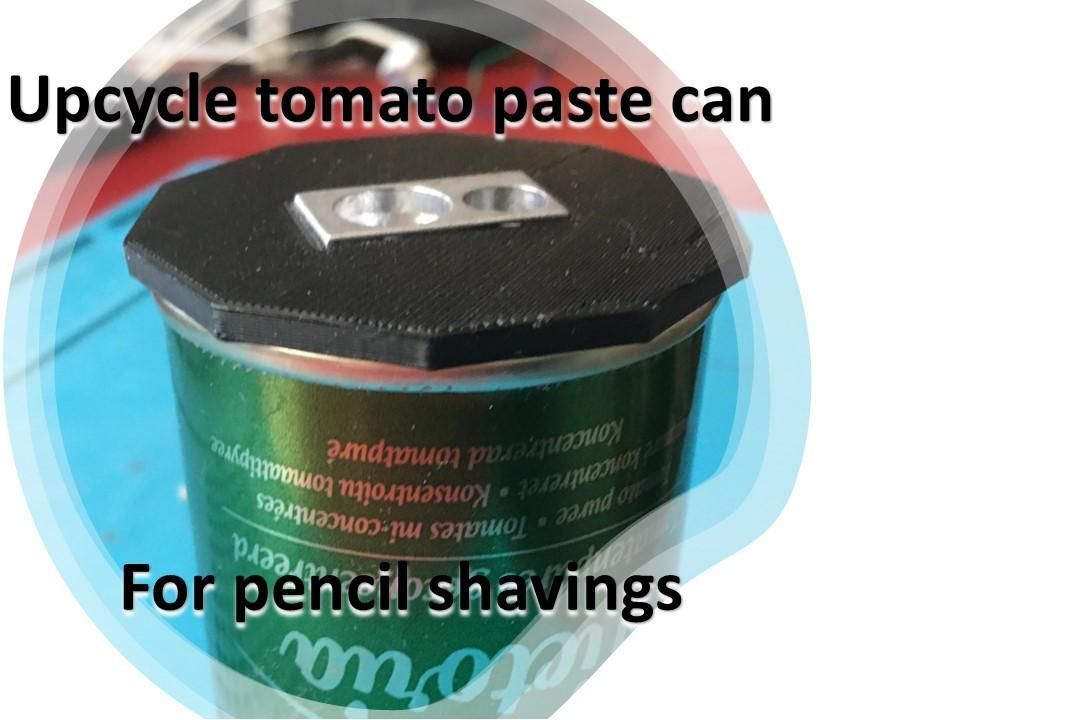 Upcycle Can for Pencil Sharpener