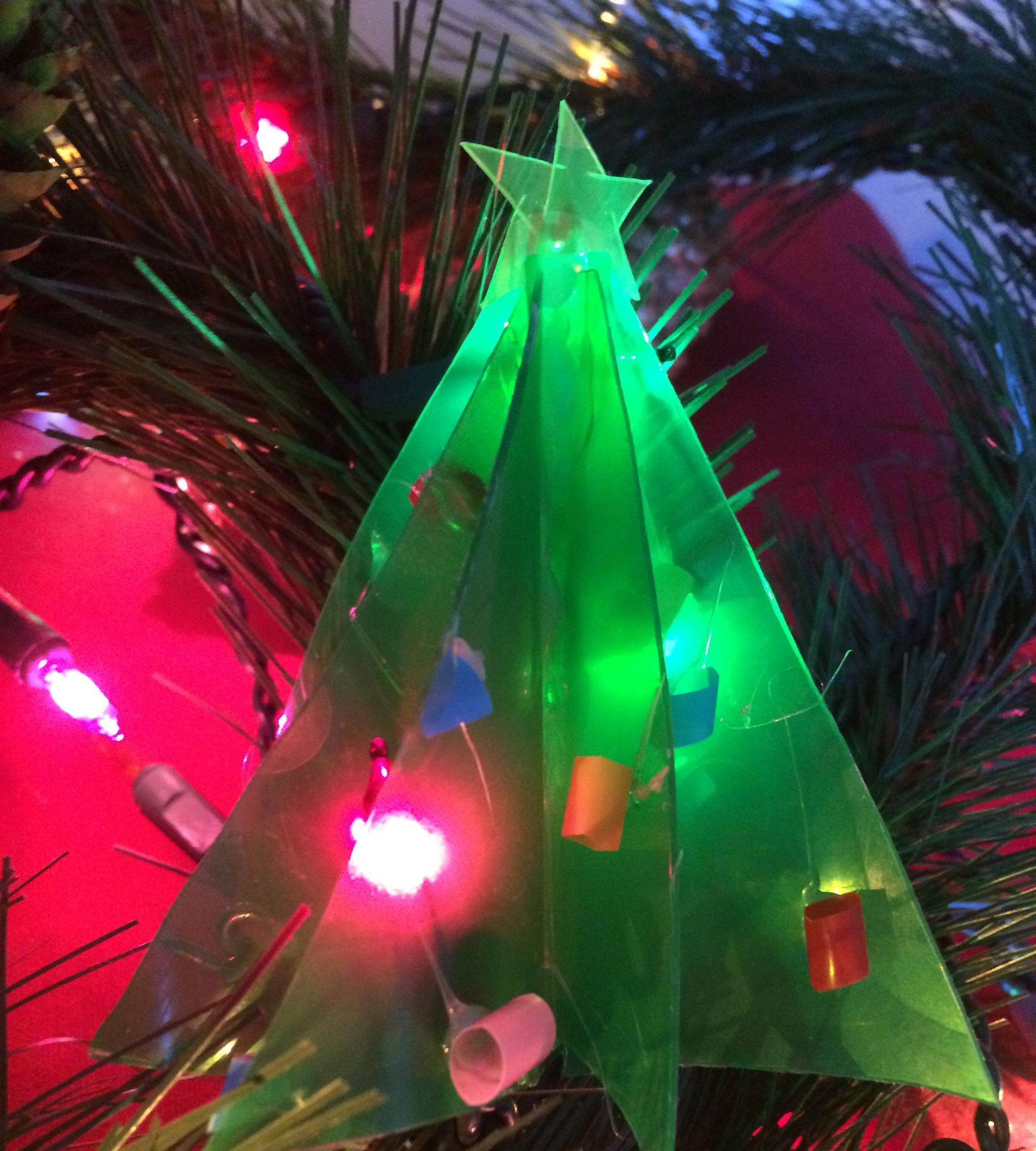 No 3D Printer Plastic Christmas Trees!