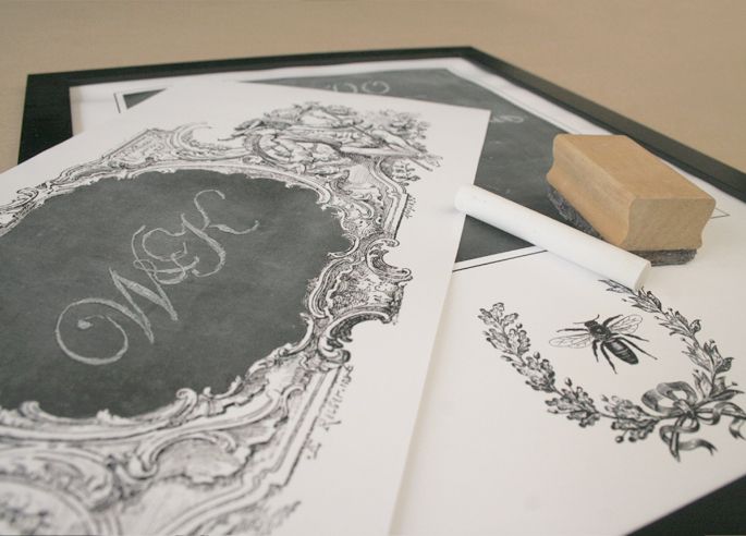 DIY Chalkboard Paint Posters