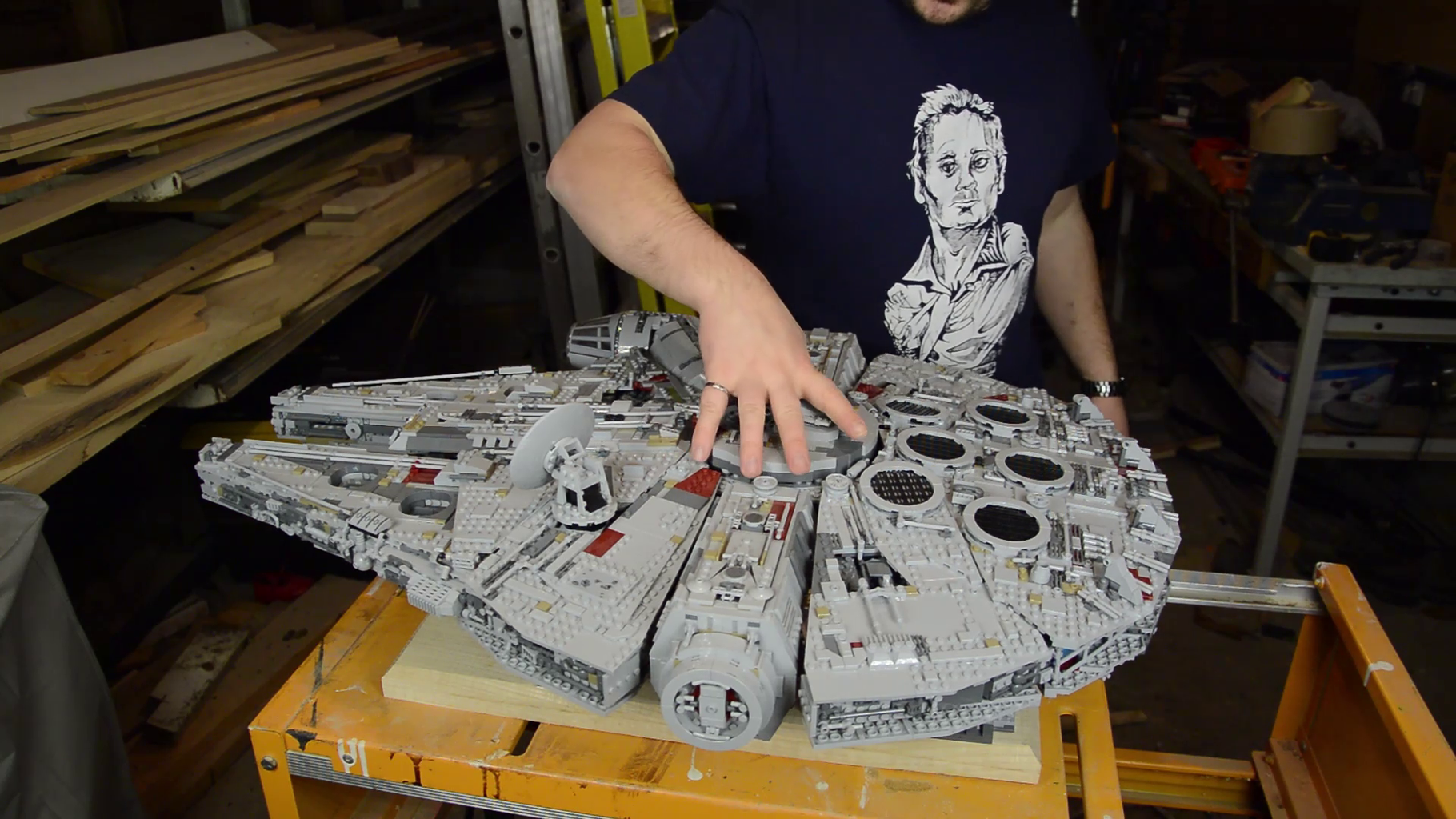 Mounting lego millennium falcon sale