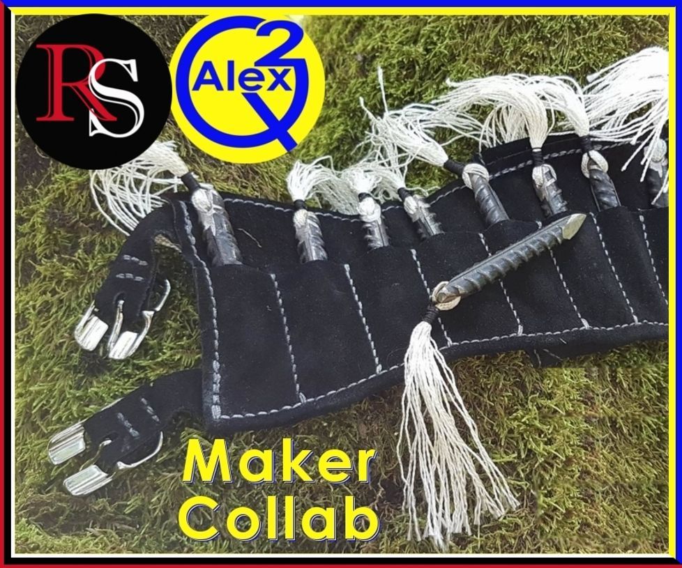 Ninja Rebar Shuriken With Leg Sheath - Maker Collab Pt.1