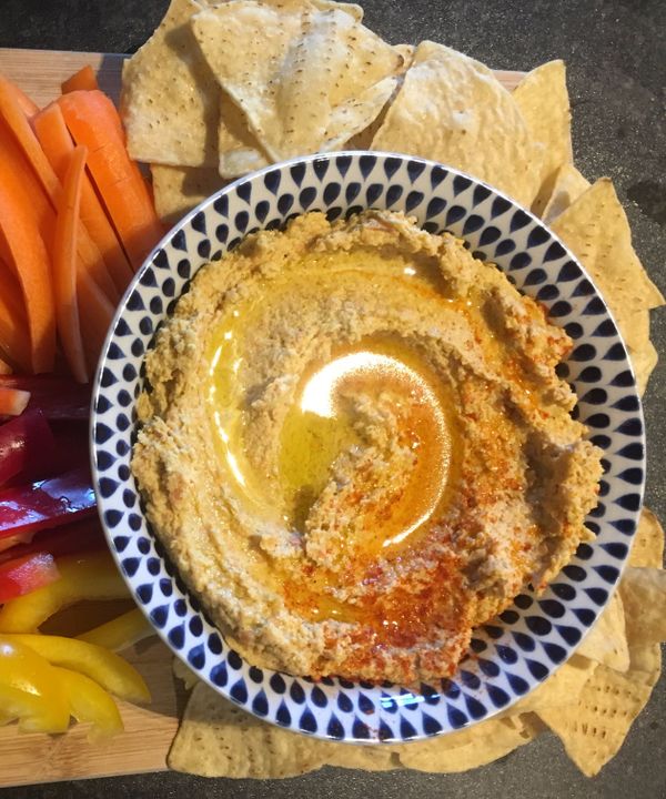 Smokey Slow Roasted Carrot Hommus