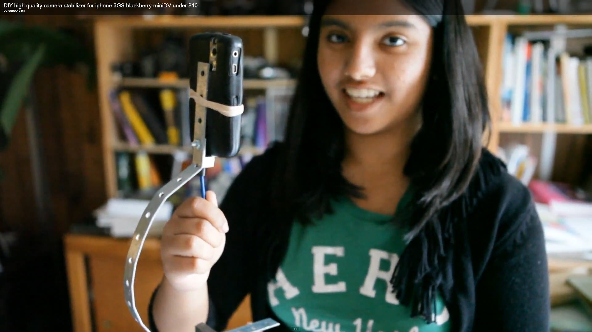 DIY High Quality Cellphone Camera Stabilizer for Iphone, Android