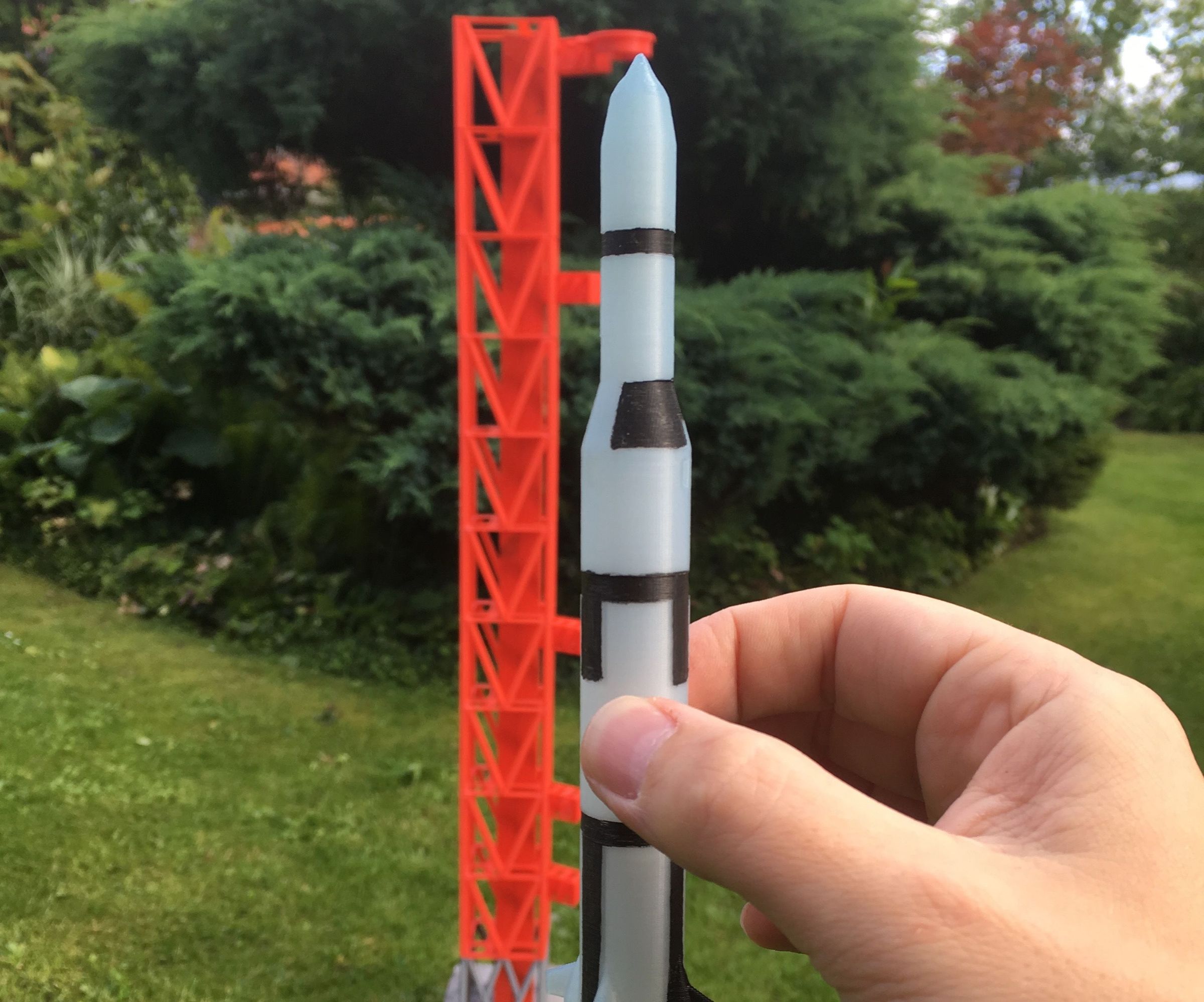 SaturnV Vacuum Rocket Launcher 