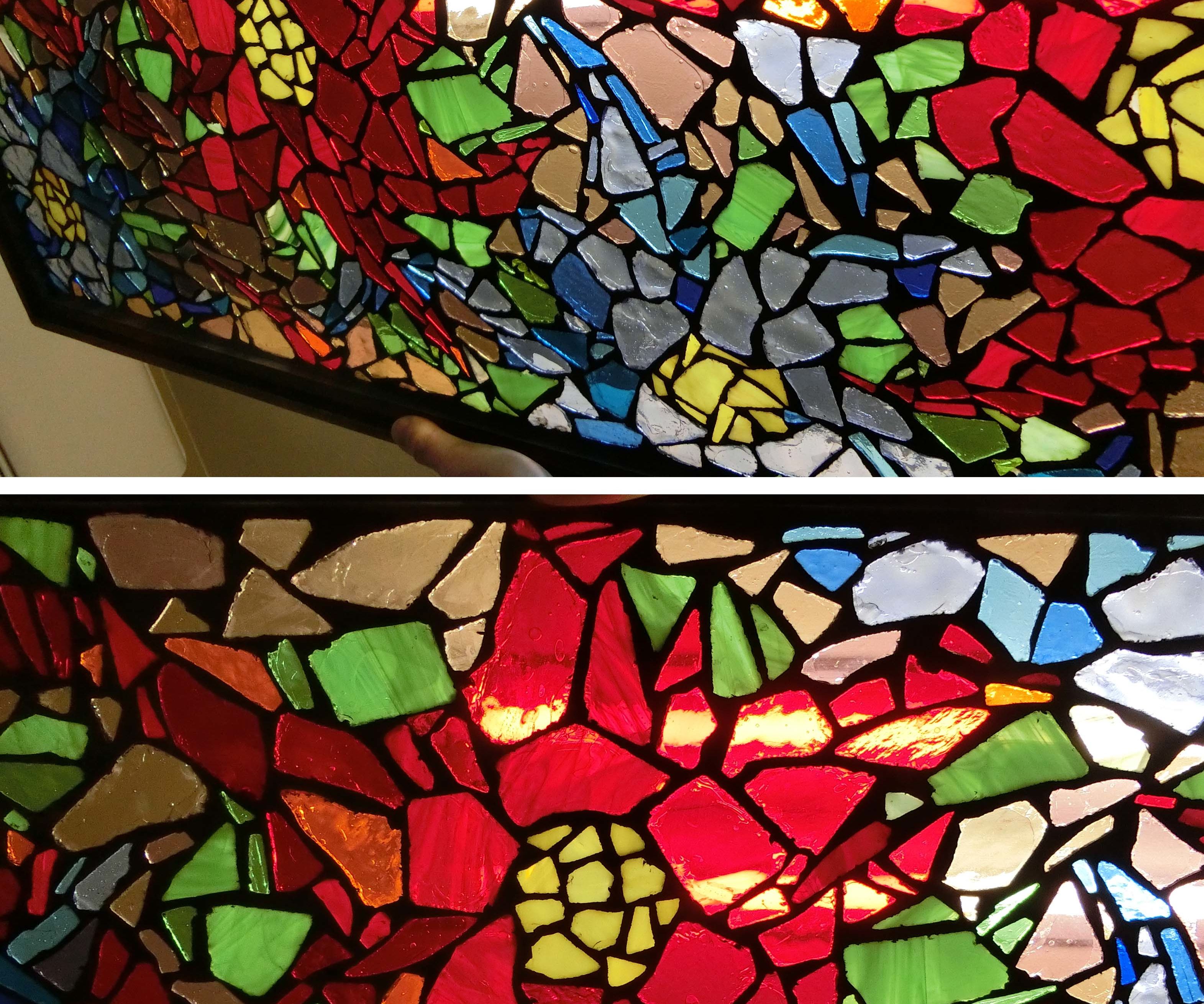 Mosaic Glass Light