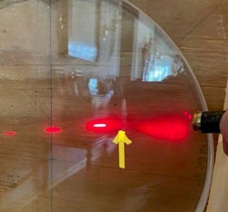 Laser Checking Polish Quality