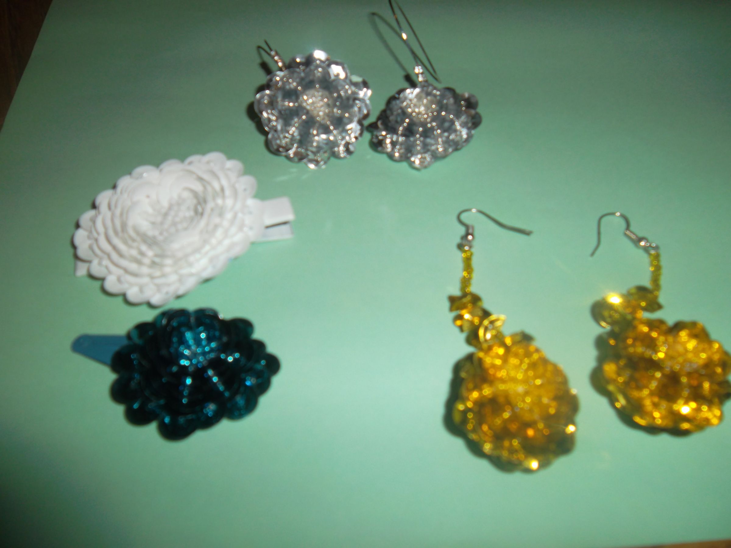 Bead and Sequined Rings